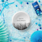 ゴシックウッズ白黒ハローウィンパーティ ペーパーボウル (パーティー)