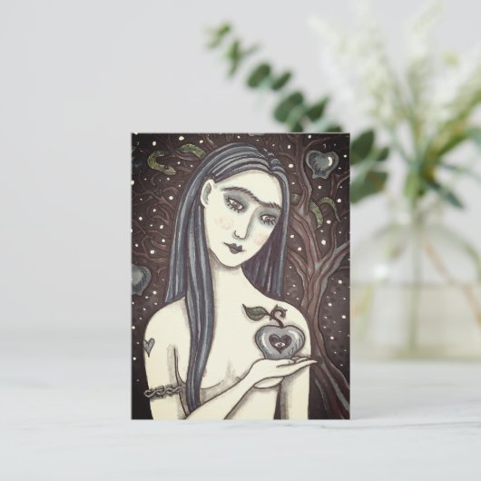 ゴシックエバ,エデンのダークガーデン,女,ヘビ ポストカード (スタンド正面)