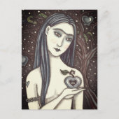 ゴシックエバ,エデンのダークガーデン,女,ヘビ ポストカード (正面)