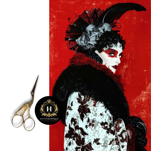 ゴシックエレガンスハイファッションデクページ 薄葉紙