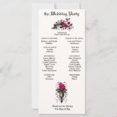 ゴシックエレガントキャンドルズティッククリムゾンさくらんぼバラ (裏面)