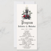 ゴシックエレガントキャンドルズティッククリムゾンさくらんぼバラ (正面)