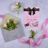 ゴシックエレガントセーブ・ザ・デート案内カード セーブザデート