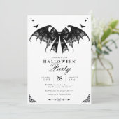 ゴシックエレガントハローウィンパーティ招待状 招待状 (スタンド正面)