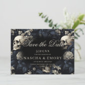 ゴシックエレガントフローラスカルダーク結婚ズ セーブザデート (スタンド正面)