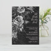 ゴシックエレガントフローラブ結婚ラック 招待状 (スタンド正面)