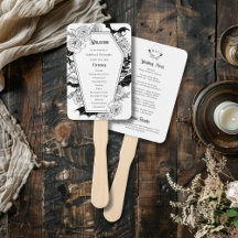 ゴシックエレガントフローラ棺結婚式 プログラム