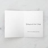 ゴシックエレガントレディーノートカード カード (内部)