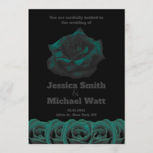 ゴシックエレガント結婚式招待状 招待状