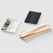 ゴシックエンジェルエレガントなウェディングプログラムファン ハンドファン (組立なし)