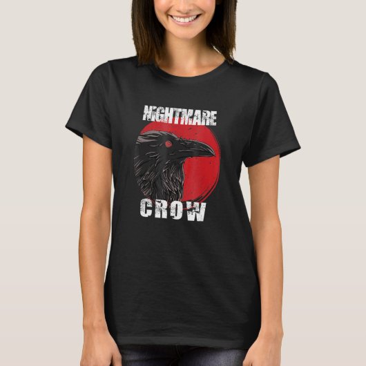 ゴシックオカルトクロホラー悪夢ハロウィーン Tシャツ (正面)