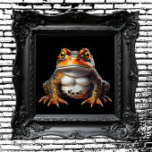 ゴシックオレンジ&ブラックトッドハッピーハローウィンカード カード