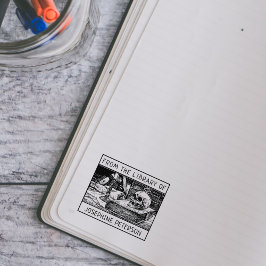 ゴシックカスタムスカル書室より ラバースタンプ