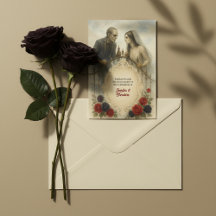 ゴシックカップルゾンビハロウィン結婚ズ