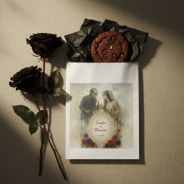 ゴシックカップルゾンビハロウィン結婚ズ フェイバーバッグ