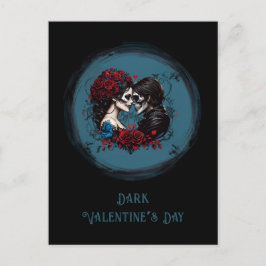 ゴシックカップル愛好家バレンタインデー ポストカード