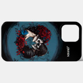 ゴシックカップル愛好家バレンタインデー Case-Mate iPhoneケース (裏面 (横))