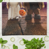 ゴシックカップル キッチンタオル (折り畳み)