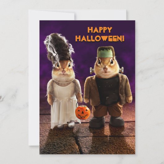 ゴシックカップル 招待状 (正面)