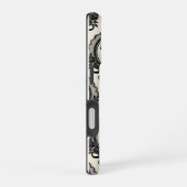 ゴシックカメオシルエット柄 iPhone 16ケース (右側面)