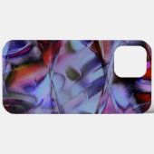 ゴシックカラーで磨かれた形状と曲線の混乱 Case-Mate iPhoneケース (裏面 (横))