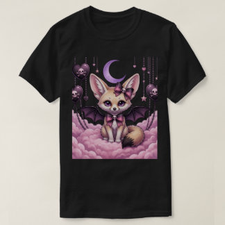 ゴシックカワイイアニマルズパステル ダーク キュートアート Tシャツ