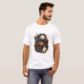 ゴシックカードゲームをプレイ中 Tシャツ (正面フル)