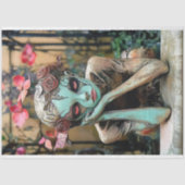 ゴシックガーゴイルとバラヘッドピースの切り離し 薄葉紙 (正面)