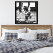 ゴシックガーゴイル キャンバスプリント (インサイチュ (寝室))