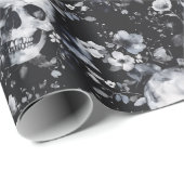 ゴシックガーデンスカルとフローラゴシック夏 ラッピングペーパー (ロールコーナー)