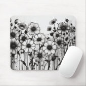 ゴシックガーデンラプソディブラックインクフローラ爆発 マウスパッド (マウス)