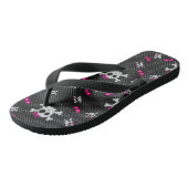 ゴシックガーリースカル ビーチサンダル (アングル)