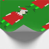 ゴシックガールのゴシック様式のクリスマスの不気味さ ラッピングペーパー (角)