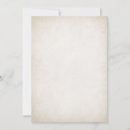 ゴシックガールの三つ編み誕生日招待状 招待状 (裏面)