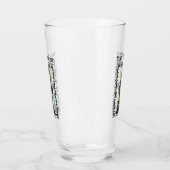 ゴシックガールグリーンアイズハットタトゥーバーベッドスティックフレーム タンブラーグラス (左)