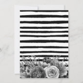 ゴシックガールズハロウィーン子供の誕生日パーティー 招待状 (裏面)