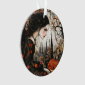 ゴシックガールハロウィーンオーナメント オーナメント (正面)