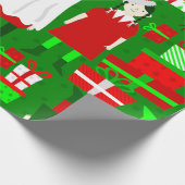 ゴシックガールハロウィーンクリスマス幽霊 ラッピングペーパー (角)