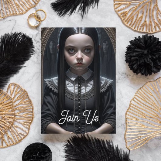 ゴシックガールハローウィンパーティ 招待状