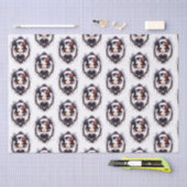 ゴシックガールビクトリアン鏡ホワイトハロウィーン 薄葉紙 (クラフト)