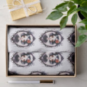 ゴシックガールビクトリアン鏡ホワイトハロウィーン 薄葉紙 (ギフト)