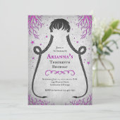 ゴシックガールブレイズ誕生日招待状 招待状 (スタンド正面)