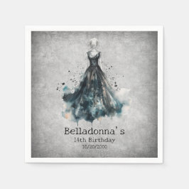 ゴシックガール誕生日 スタンダードカクテルナプキン