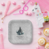 ゴシックガール誕生日 ペーパープレート (パーティー)