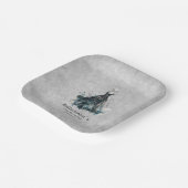 ゴシックガール誕生日 ペーパープレート (傾斜あり)