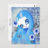 ゴシックガール： "Christine" ポストカード (正面/裏面)