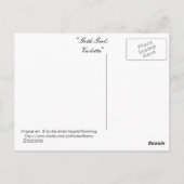 ゴシックガール： "Violetta" ポストカード (裏面)