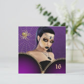 ゴシックガールSweet sixteen招待状 招待状 (スタンド正面)