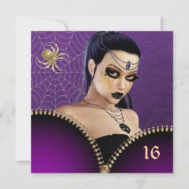ゴシックガールSweet sixteen招待状 招待状