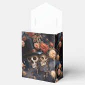 ゴシックキスをするスカルロマンチック結婚スケルトン フェイバーボックス (オープン)